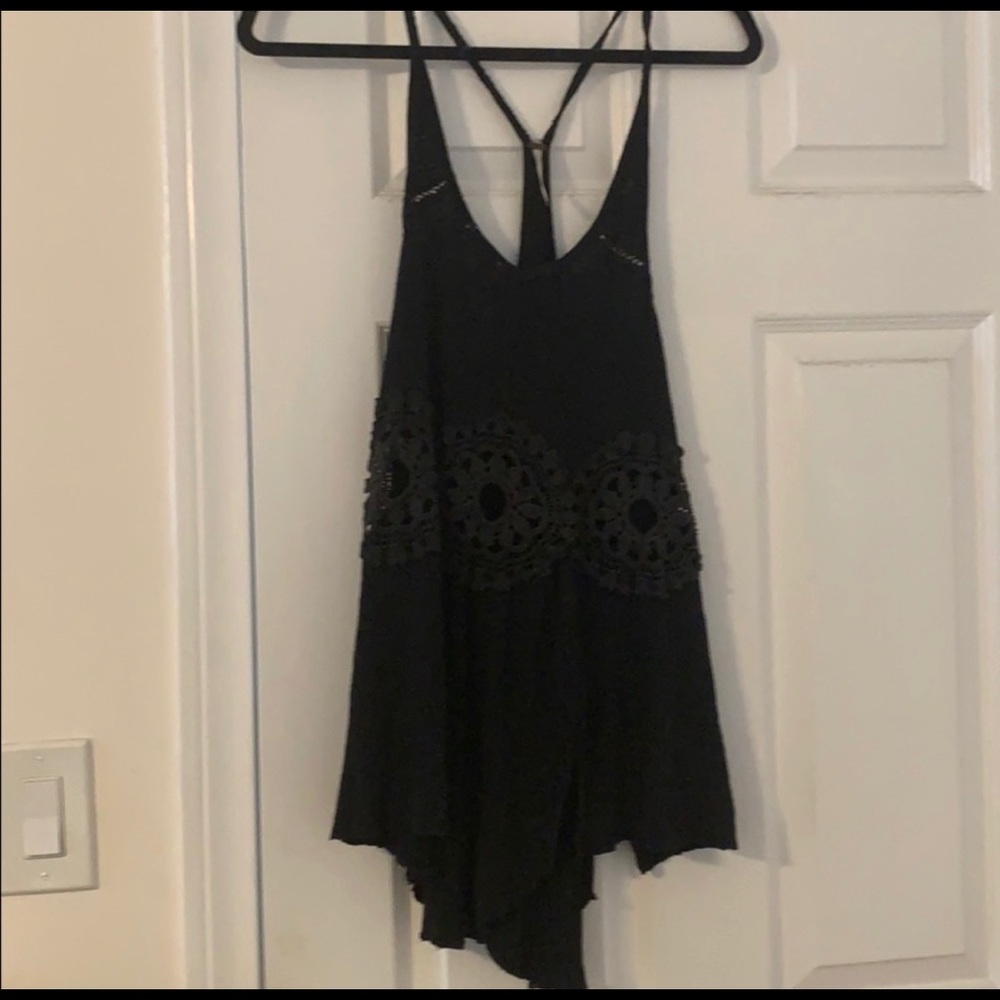 Free People crochet tank top